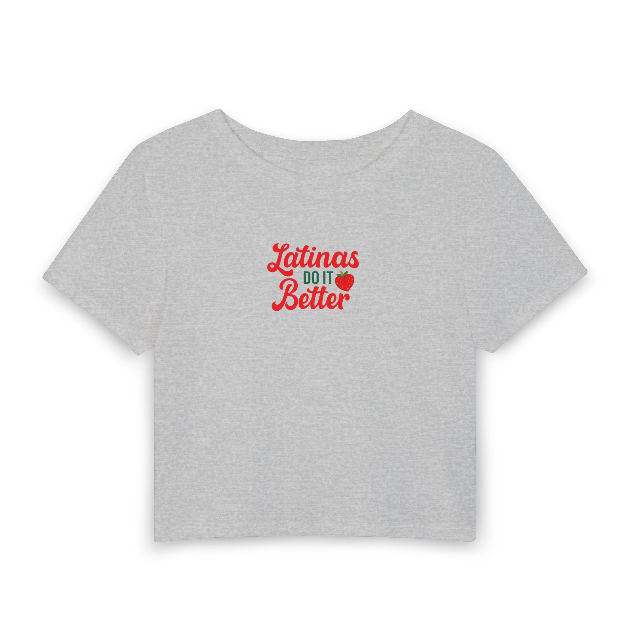latinas do it better crop tee