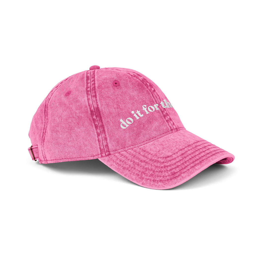 Do It For The Plot — Vintage Embroidered Cap