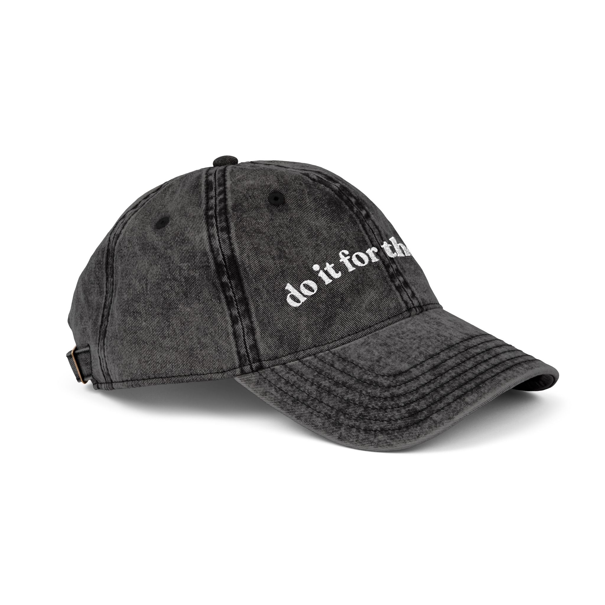 Do It For The Plot — Vintage Embroidered Cap