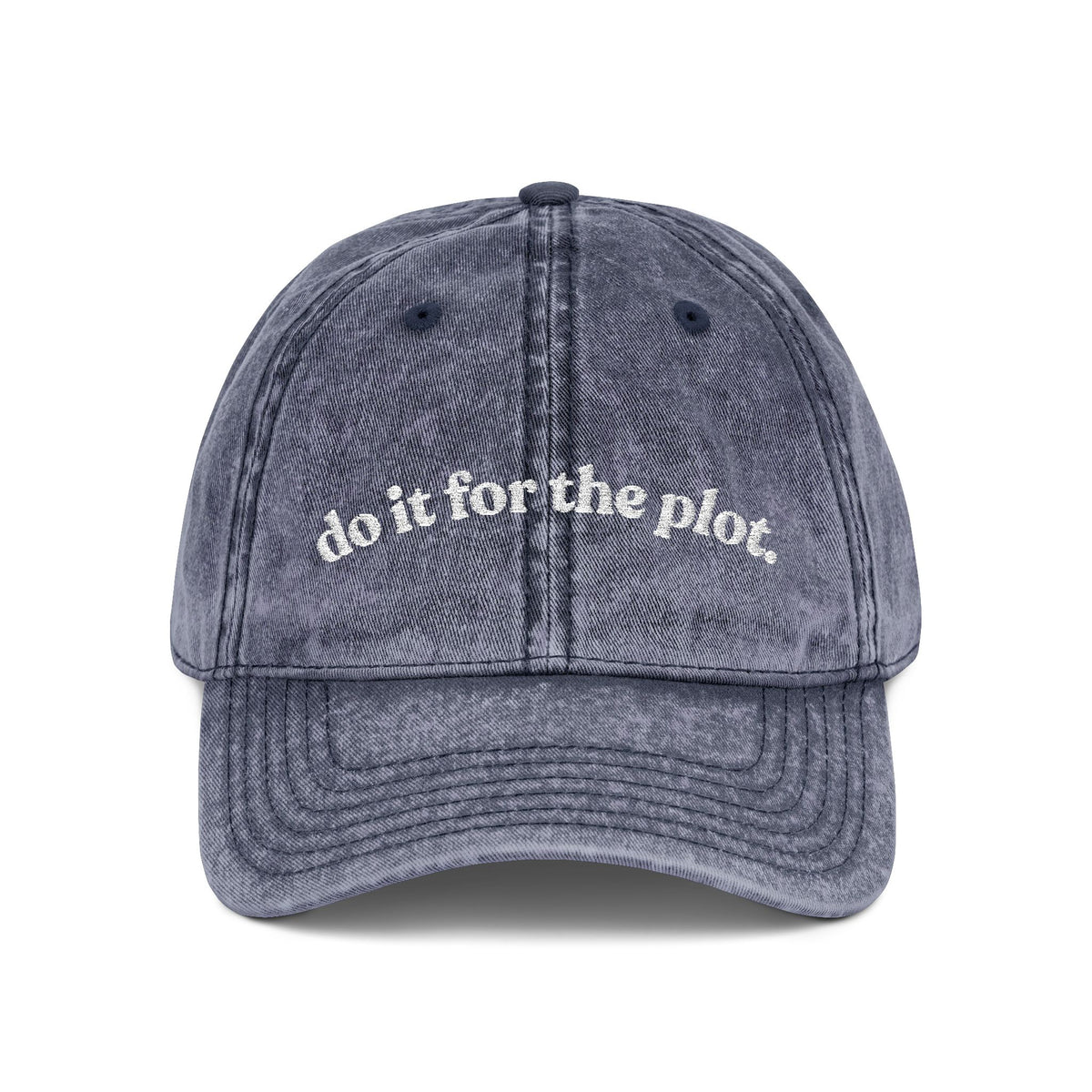 Do It For The Plot — Vintage Embroidered Cap