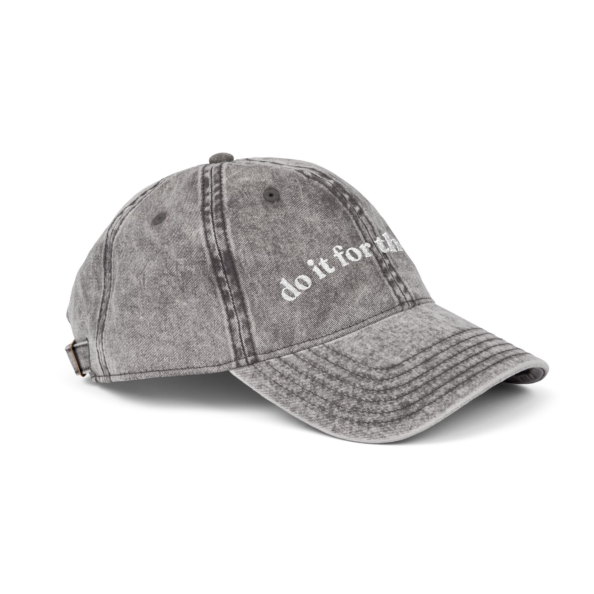 Do It For The Plot — Vintage Embroidered Cap
