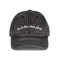 Do It For The Plot — Vintage Embroidered Cap
