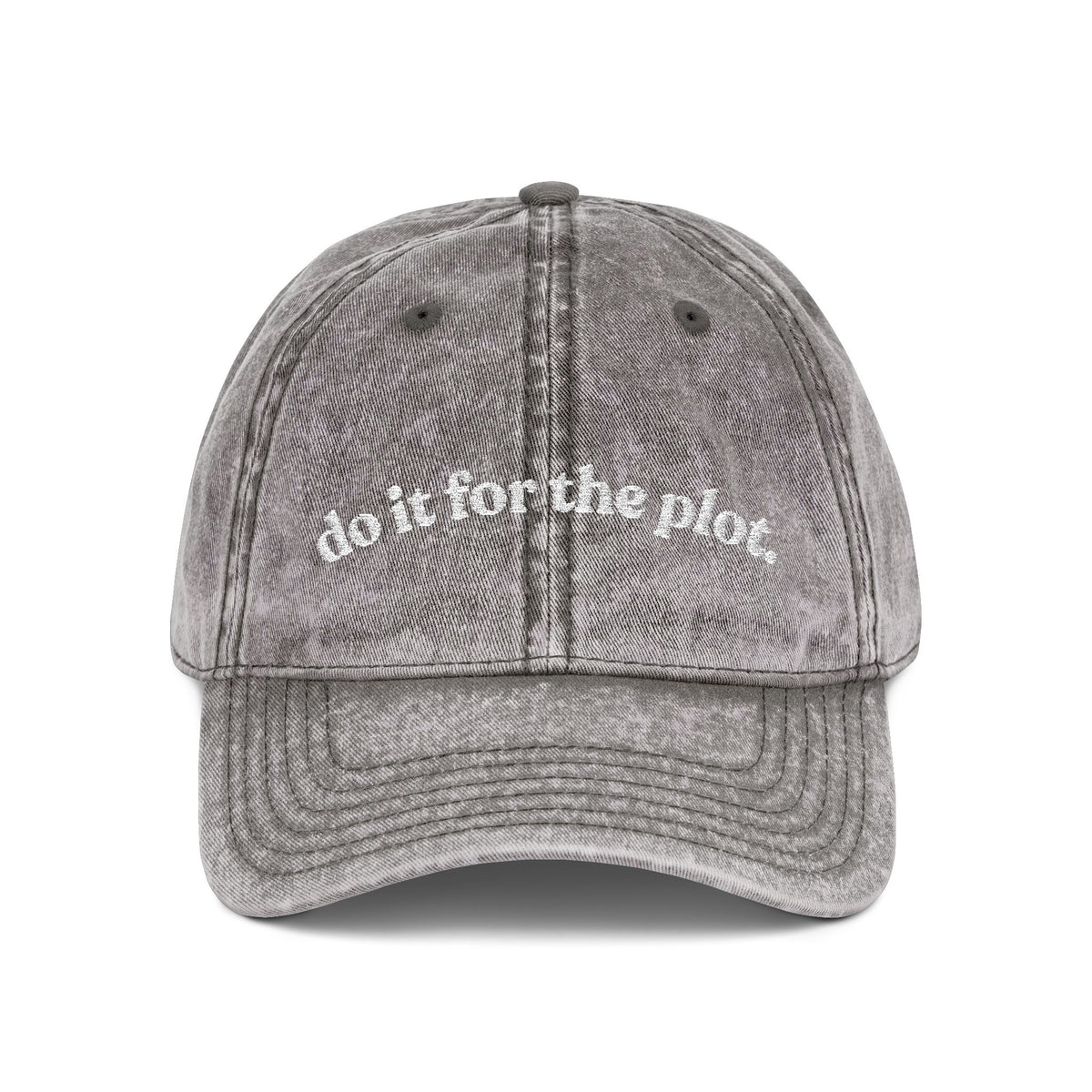 Do It For The Plot — Vintage Embroidered Cap