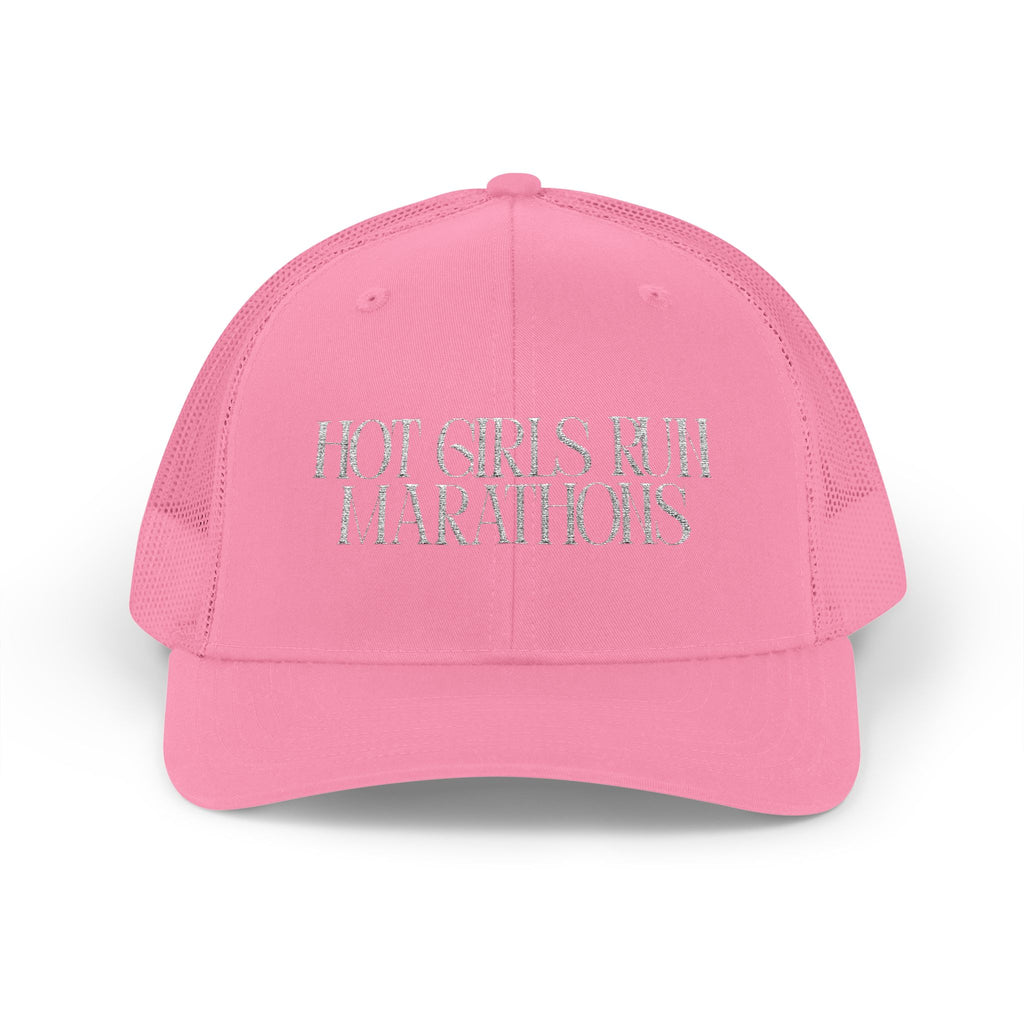 hot girls run marathons trucker cap