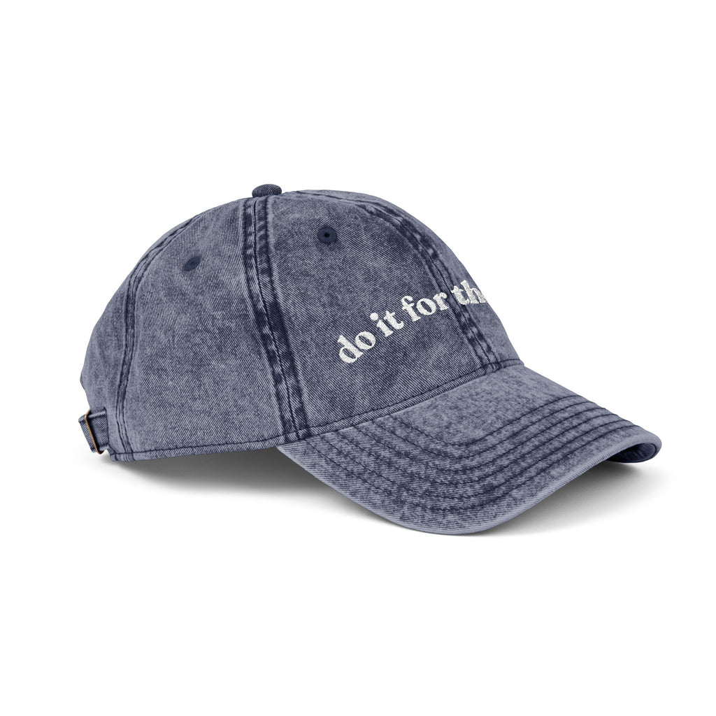 Do It For The Plot — Vintage Embroidered Cap